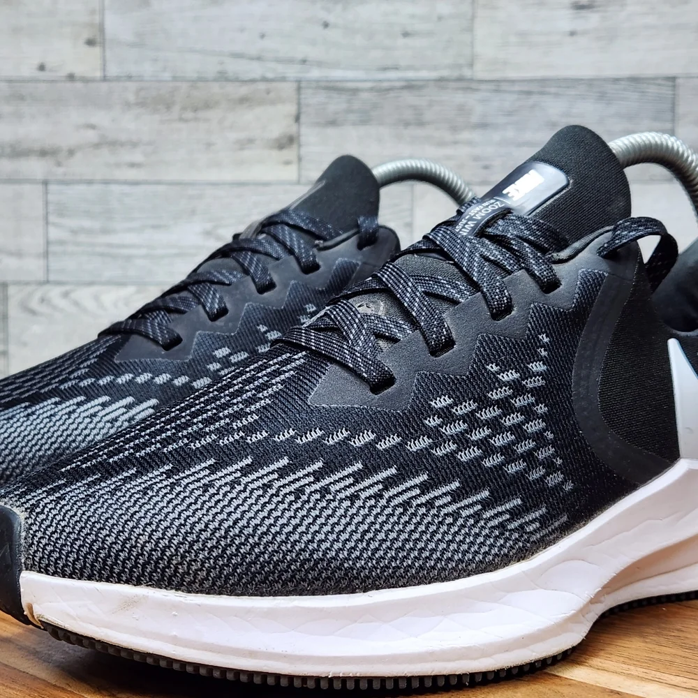 Nike Women's Size 8 Zoom Winflo 6 Shoes Black Running Sneakers BQ3192-003 - Picture 5 of 16